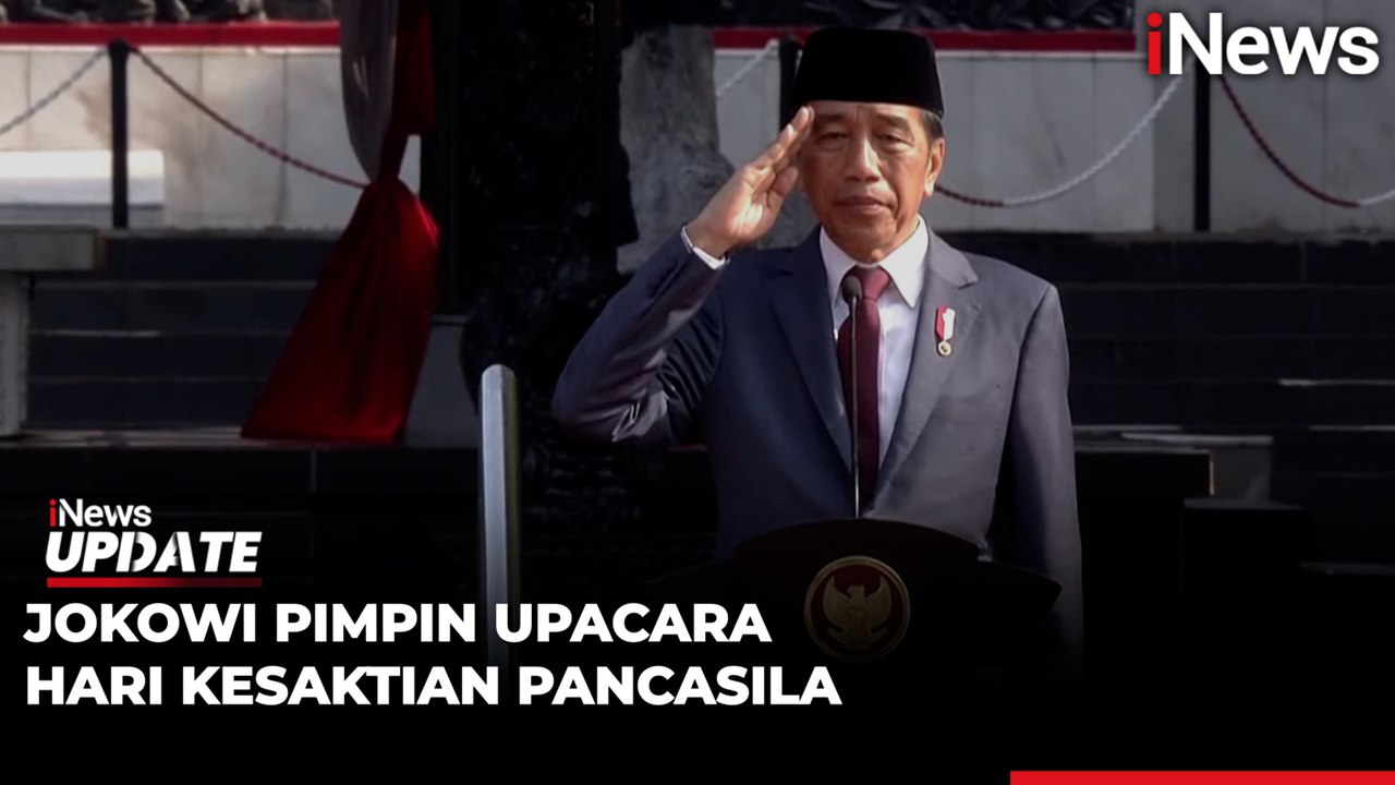 Didampingi Prabowo Subianto, Jokowi Pimpin Upacara Hari Kesaktian Pancasila di Lubang Buaya