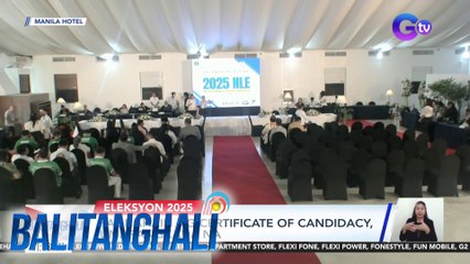 Paghahain ng Certificate of Candidacy, umarangkada na | Balitanghali