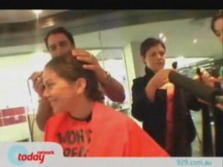 Katherine Shaves For The Cure