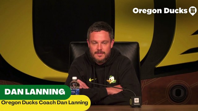 Oregon Ducks Coach Dan Lanning "Excited" for Michigan State Game