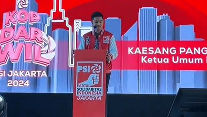 Kaesang : Kalau semuanya semangat untuk memenangkan pak Ridwan Kamil saya ada hadiah yang sangat mahal, Private jet