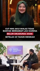 CUT MINI AKUI IKHLAS TIDAK BANYAK BERHARAP LAGI KARENA BELUM DIKARUNIAI ANAK SETELAH 23 TAHUN MENIKAH