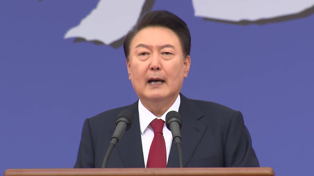윤 대통령 "북한, 핵 사용 기도하면 그날 종말...한미일 안보협력 강화" / YTN
