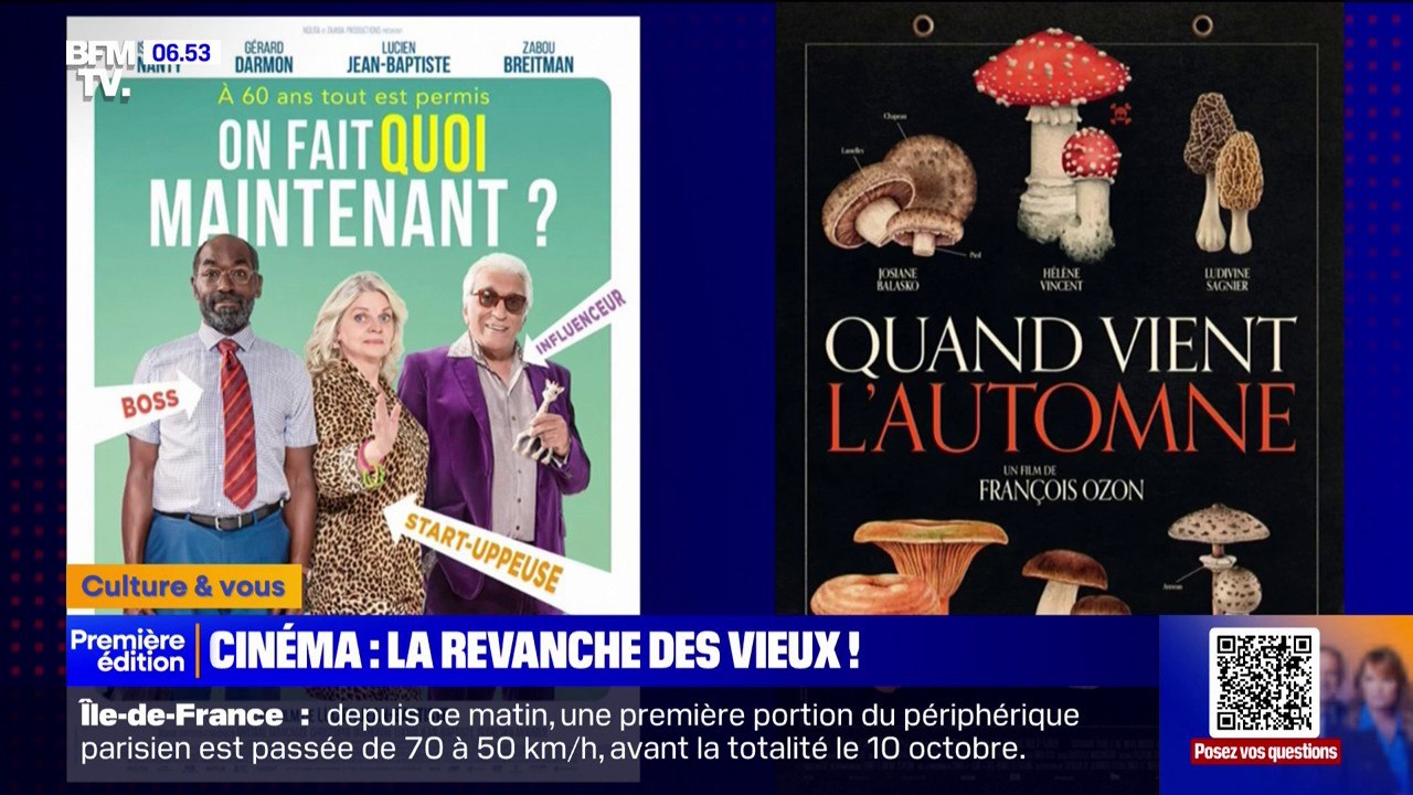 "On fait quoi maintenant" et "Quand vient l'automne?', les deux films qui mettent à l'honneur des personnages aux cheveux blancs
