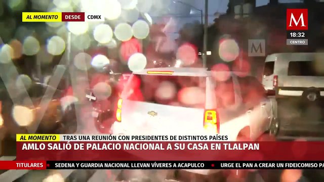 López Obrador arriba a su casa de Tlalpan entre ovaciones de simpatizantes