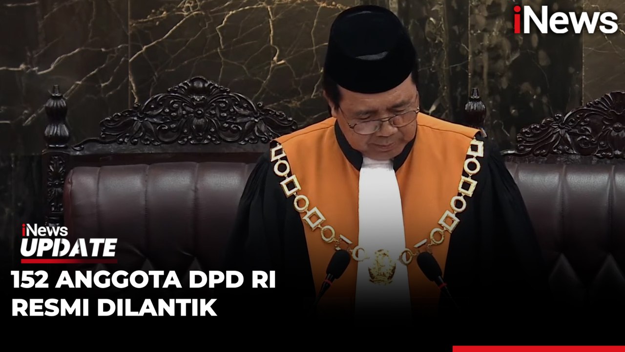 152 Anggota DPD RI Periode 2024-2029 Resmi Dilantik