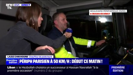 Périphérique parisien limité à 50km/h: le début des galères des chauffeurs-livreurs