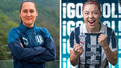 Rayadas: Amelia Valverde felicita a Katty Martínez por su gol 150