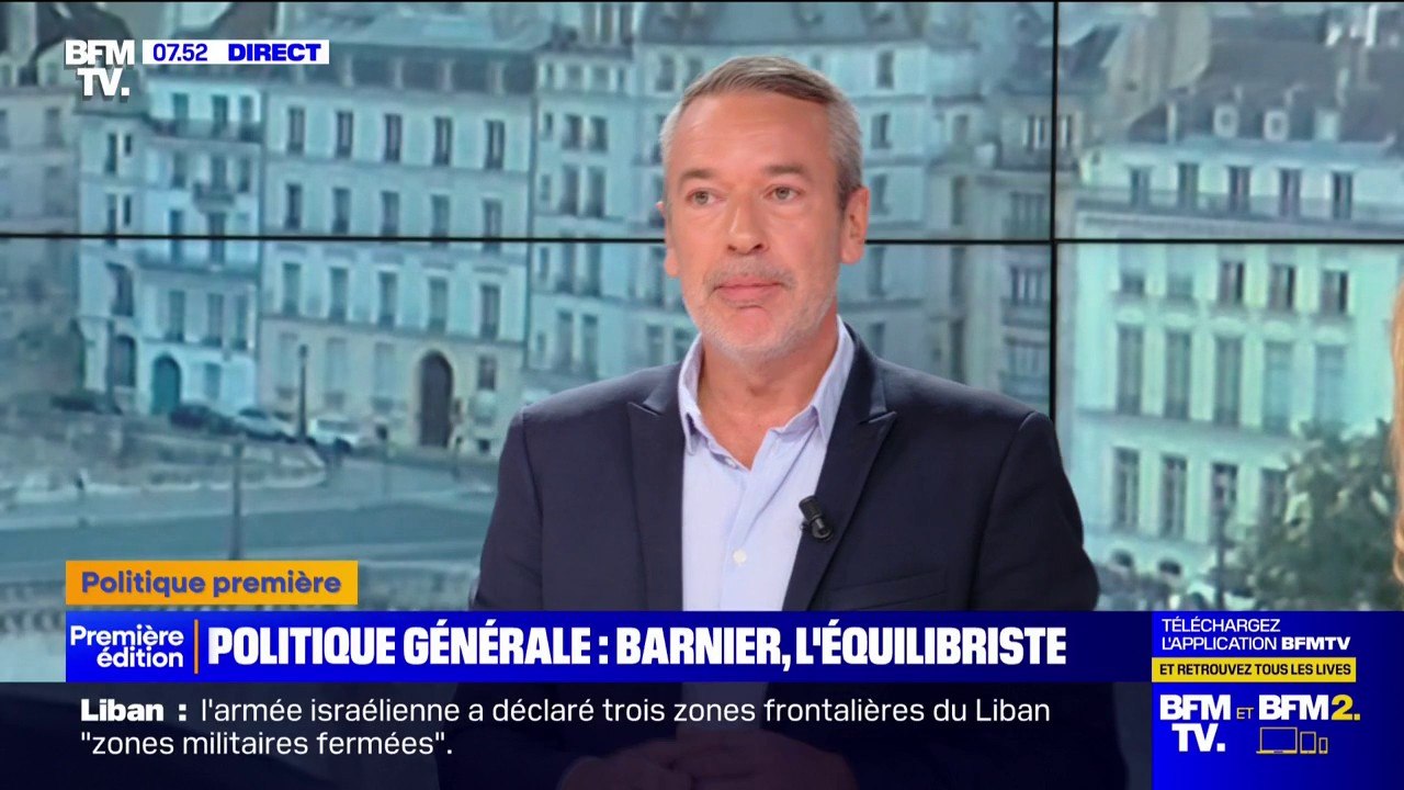 ÉDITO - Discours de politique générale: "Michel Barnier sait que son gouvernement est fragile et ne tient qu'à un fil"
