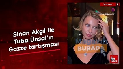 Sinan Akçıl ile Tuba Ünsal'ın Gazze tartışması