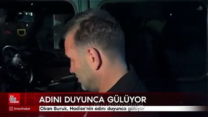 Okan Buruk, Hadise'nin adını duyunca gülüyor