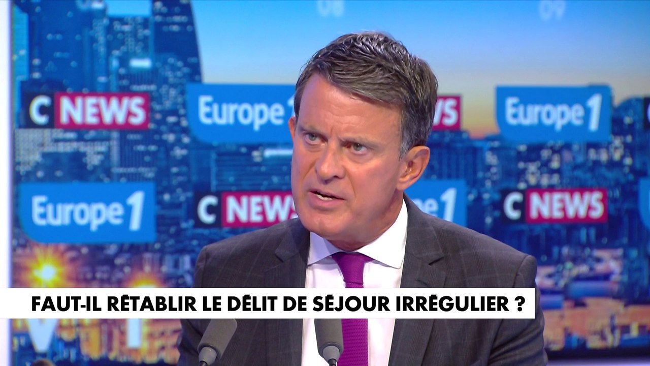 Manuel Valls n’est «pas contre» le rétablissement du délit de séjour irrégulier