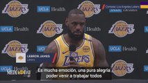 Lebron James valora lo que será jugar en el mismo equipo que su hijo