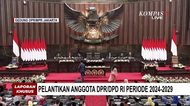 Pelantikan dan Pengucapan Sumpah/Janji Anggota MPR RI Periode 2024-2029 Dihadapan Jokowi