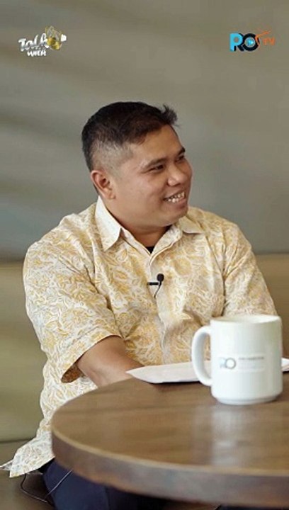 Calon Gubernur Provinsi Banten 2024, Andra Soni (kanan), saat mengikuti Podcast﻿ JPP Talks di Jakarta yang digelar Promedia TV (ProTV) bersama Ketua Jaringan Pemred﻿ Promedia (JPP) Sunardi Panjaitan (kiri).