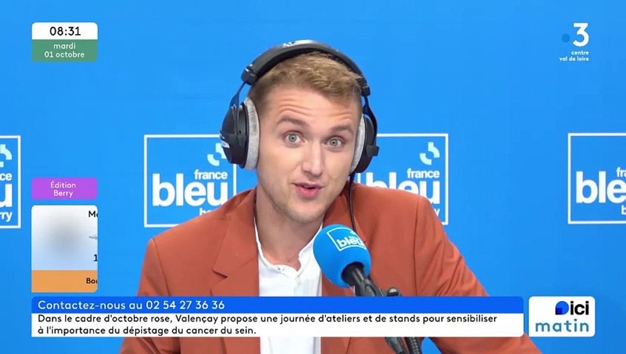 Matinale filmée FB Berry - Caroline Laub, directrice régionale de France 3 Centre-Val de Loire