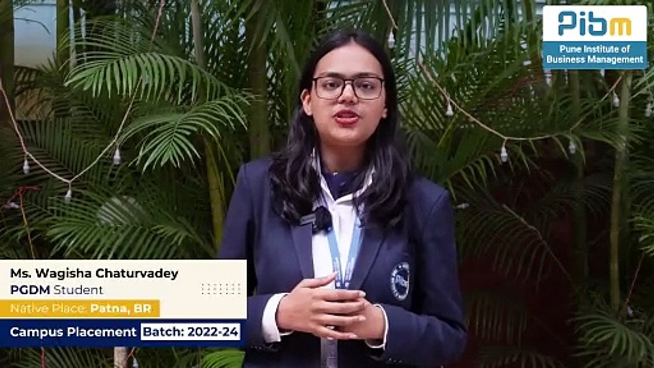 PIBM's MBA & PGDM Placements Triumph: Ms. Wagisha's Inspiring Success Story