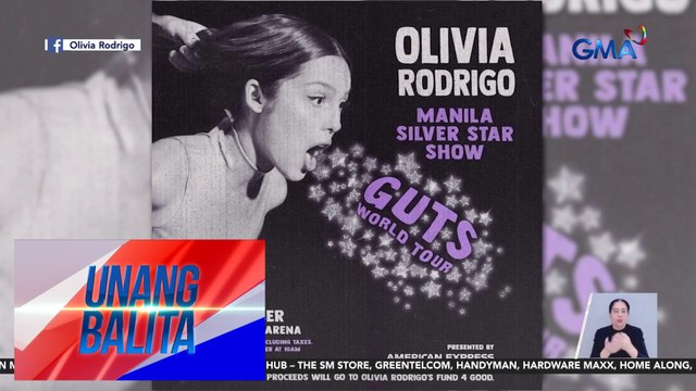 Olivia Rodrigo, nasa Pilipinas na para sa kaniyang Guts world tour | Unang Balita