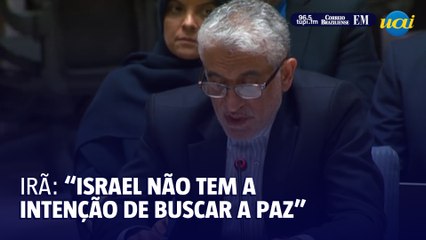 Irã acusa Israel de não querer paz durante reunião na ONU 🇺🇳