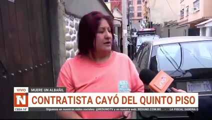 Contratista muere tras caer del 5to piso