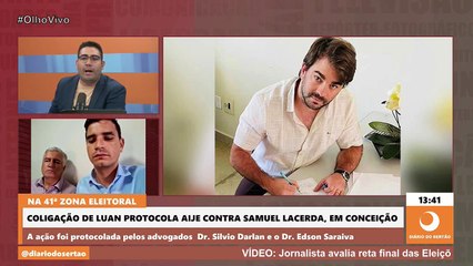 Luan Ferreira protocola AIJE por abuso de poder político contra prefeito Samuel Lacerda em Conceição