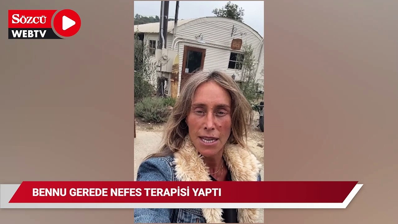 Bennu Gerede nefes terapisi yaptı