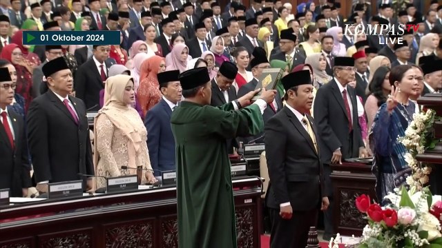 [FULL] Detik-Detik Pelantikan Anggota DPR RI Periode 2024-2029