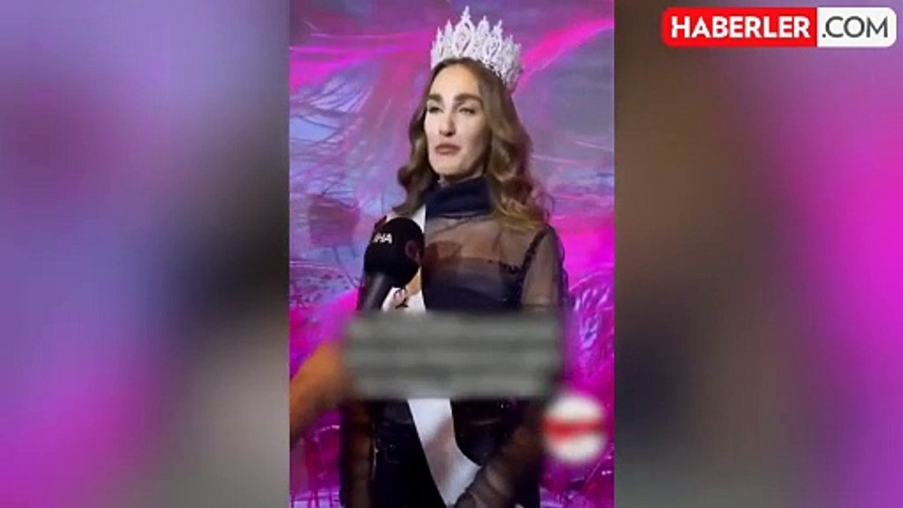 Miss Turkey birincisi İdil Bilgen, Amerika'ya gitmiş