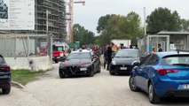 Basiglio, la protesta degli operai nel cantiere di Milano 3.0