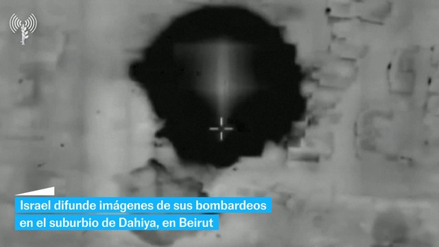 Imágenes de los bombardeos israelíes en Beirut