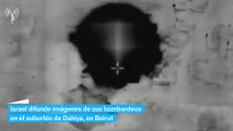Imágenes de los bombardeos israelíes en Beirut