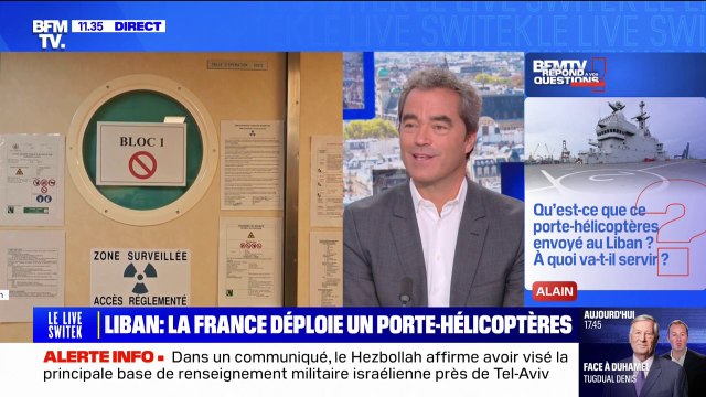 Qu'est-ce que le porte-hélicoptères français envoyé au Liban? À quoi va-t-il servir? BFMTV répond à vos questions