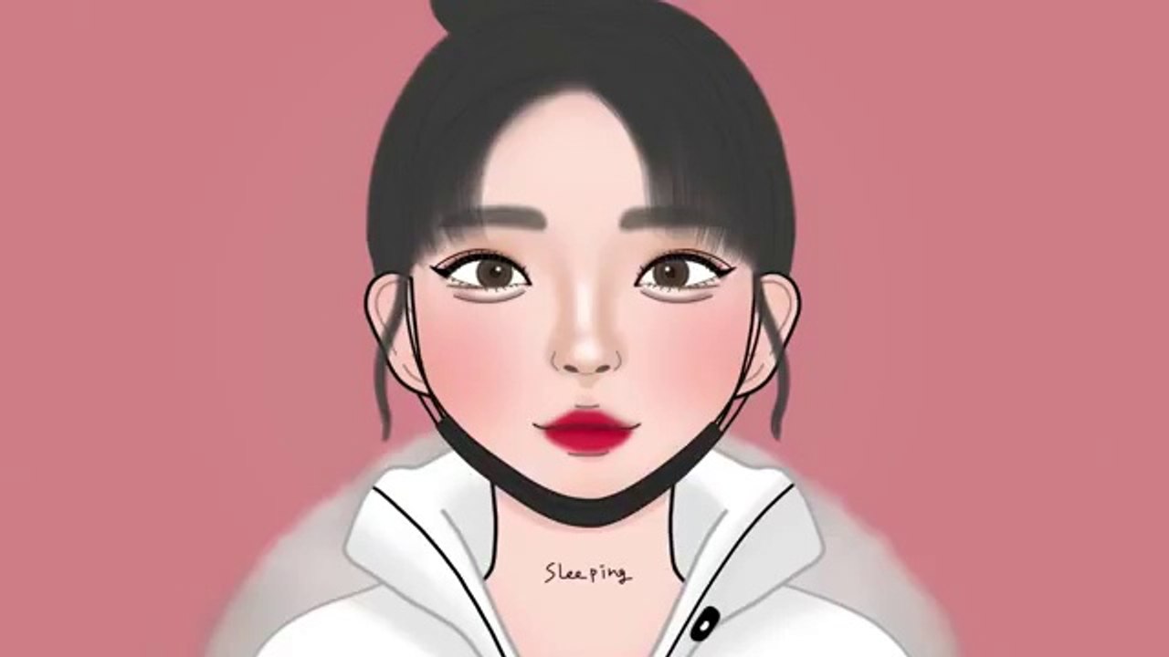 ASMR _ korean Gangster student makeup animation