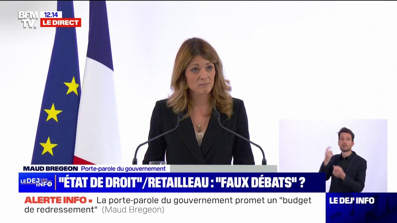 Michel Barnier veut traiter la question de l'immigration avec "sérieux, fermeté et humanisme", assure Maud Bregeon