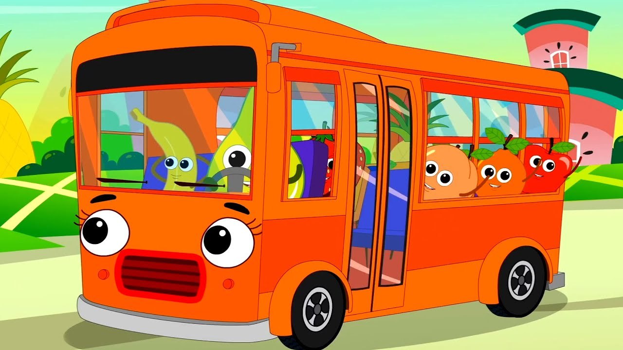 Wheels On The Bus, Vehicles Songs and Nursery Rhymes for Kids