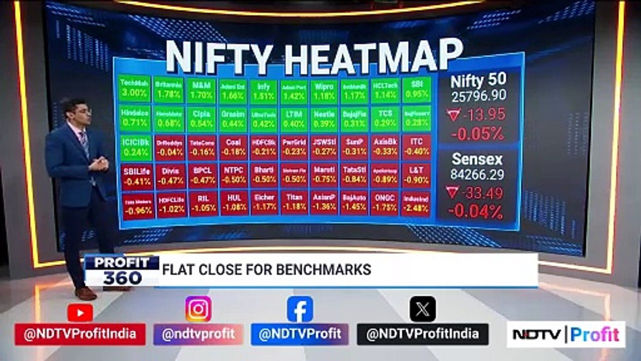Profit 360 | Nifty, Sensex Close Flat | NDTV Profit