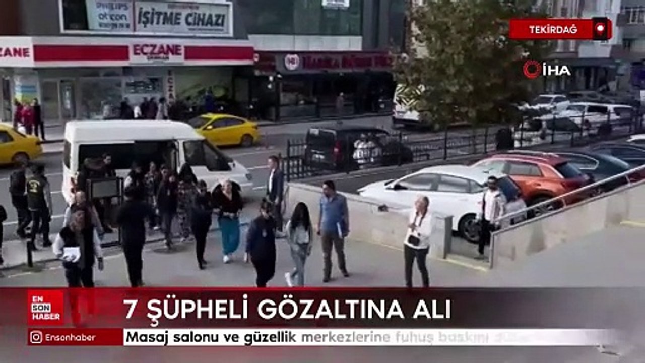 Masaj salonu ve güzellik merkezlerine fuhuş baskını: 7 gözaltı