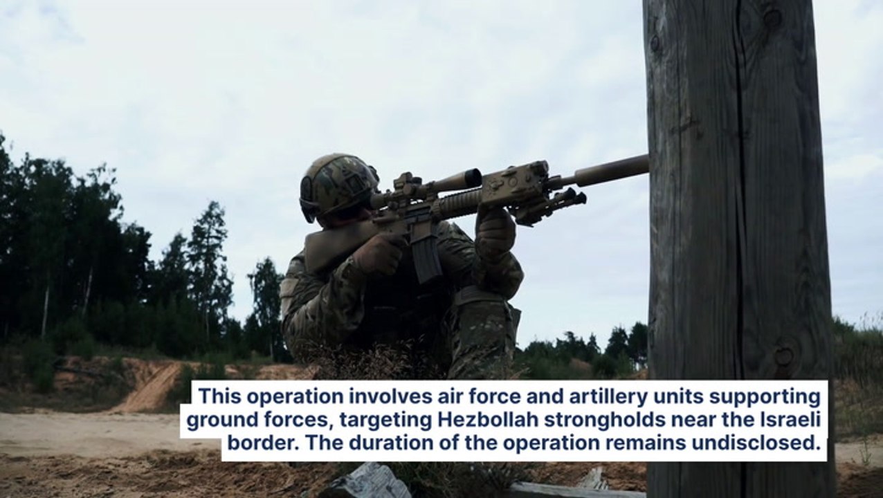 Israeli Military Begins Limited Operation Against Hezbollah In Southern Lebanon: Military Says Target Pose An 'Immediate Threat'