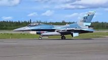 Un caza ruso casi impacta con un F-16 estadounidense cerca de Alaska