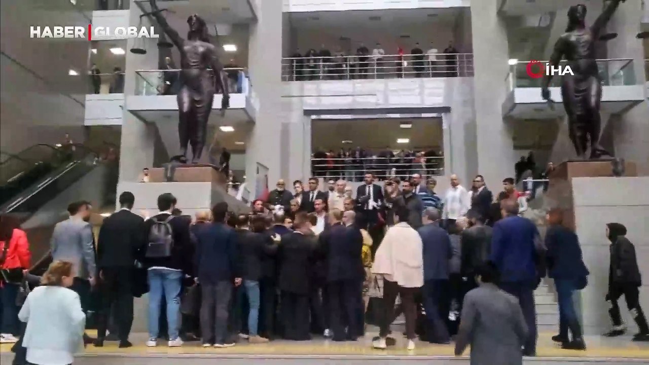 Çağlayan Adliyesi karıştı! Başkanla güvenlik görevlileri arasında kavga