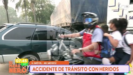 SCZ ACCIDENTE DE TRANSITO AV. MOSCÚ
