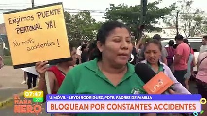 SCZ bloquean en la zona Banzer tras accidente