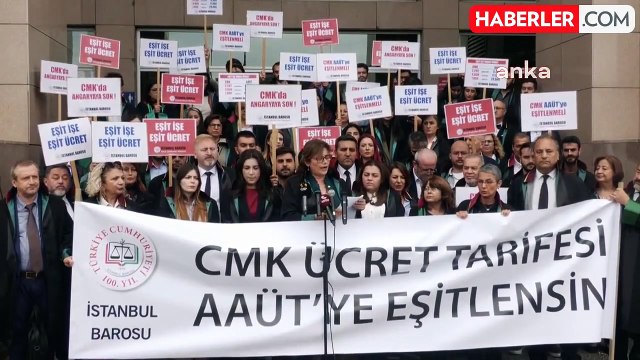 Avukatlar, CMK Ücret Tarifesinin Eşitlenmesi İçin Nöbet Tuttu
