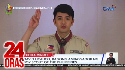 David Licauco, bagong ambassador ng Boy Scout of the Philippines | 24 Oras