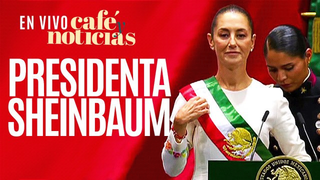 #EnVivo #CaféYNoticias ¬ Claudia Sheinbaum hace historia: protesta como primera mujer Presidenta