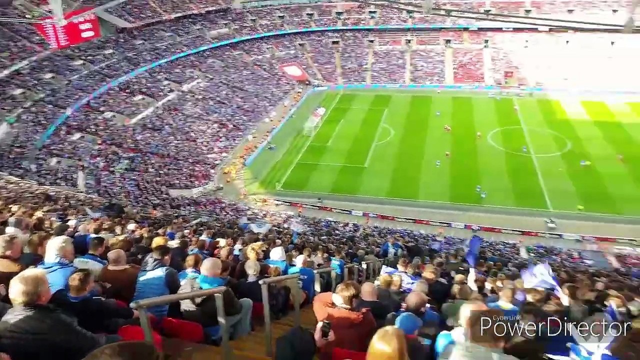 Portsmouth FC. Checkatrade Football League Trophy Final - 31 March 2019. The Fans' View! #sports