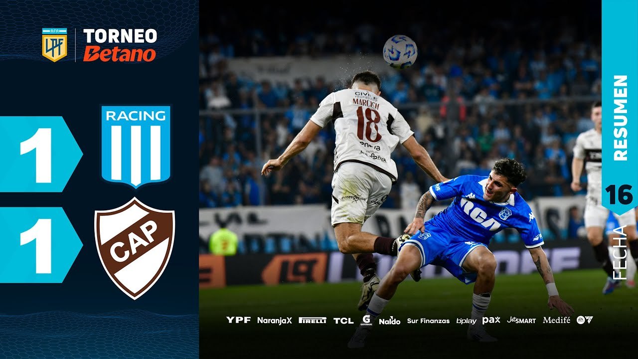 Racing vs Platense (1-1) | LPF 2024 | Fecha 16