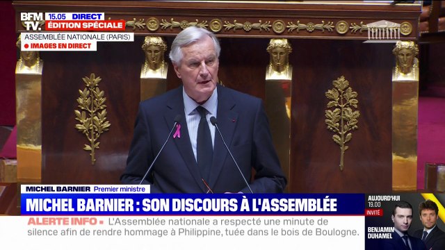 Meurtre de Philippine: Nous pensons à elle, à sa famille et à toutes les femmes victimes de violences , déclare Michel Barnier