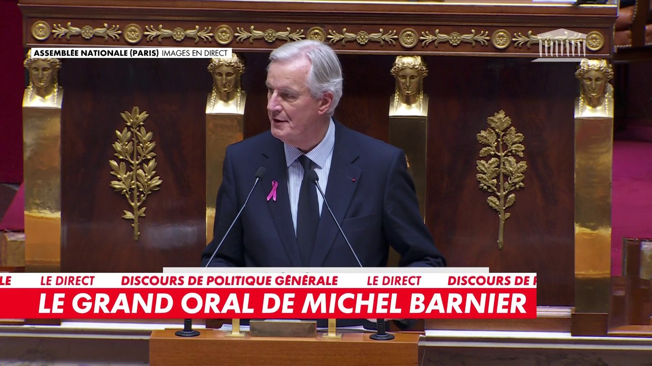 Michel Barnier : «Je pars avec le gouvernement, d'un vote populaire qui vous a élu et qui traduit des attentes fortes, urgentes, justifiées»