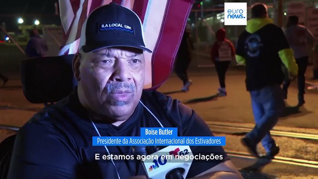 Trabalhadores portuários do Maine ao Texas entram em greve e arriscam nova escassez de bens